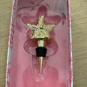 Lilly Pulitzer Starfish wine stopper - New in Box